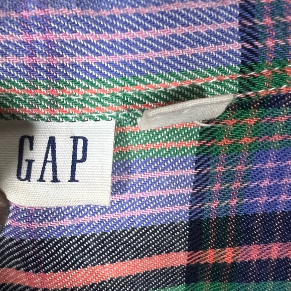 Gap purple plaid Shirt - Picture 4 of 4